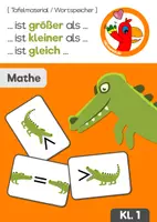 Vorschau - Präsentationen/Tafelbilder - "größer als", "kleiner als" & "gleich" mit Mathigator Max - Deckblatt