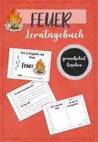 Vorschau - Arbeitsblätter - Lerntagebuch Feuer - Deckblatt