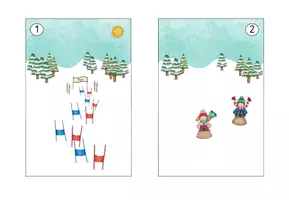Vorschau - Arbeitsblätter - Materialpaket Lesespaziergänge Winter/Weihnachten - Seite 3
