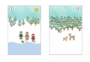 Vorschau - Arbeitsblätter - Lesespaziergang Winter - Seite 3