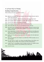 Vorschau - Arbeitsblätter - A school trip to Wales (Reading, Going-to) - Deckblatt