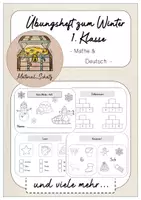 Vorschau - Arbeitsblätter - Übungsheft zum Winter 1. Klasse - Deckblatt