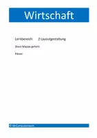 Vorschau - Unterrichtsreihen - Layoutgestaltung 9. Klasse mit dem MS Publisher - Deckblatt