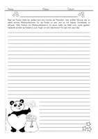 Vorschau - Arbeitsblätter - Kreatives Schreiben Weihnachten bei den Pandas - Seite 3