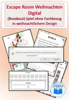 Vorschau - Spiele - Escape Room Breakout Weihnachten Digital - Deckblatt