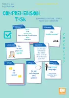 Vorschau - Poster - Englisch Oberstufe - Summary - Comprehension Task - Merkblatt I Übersicht I Merkposter - Deckblatt
