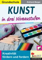Vorschau - Arbeitsblätter - Kunst in drei Niveaustufen Grundschule | Kunst Grundschule Klasse 1-4 | Farbe, Linie, Fläche, Raum, Plastik, Franz Marc, Differenzierung, Kunstnavigator, Kopiervorlagen - Deckblatt
