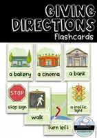 Vorschau - Bildkarten - Flashcards - Giving directions / Asking for the way - Deckblatt