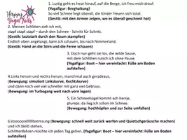 Vorschau - Arbeitsblätter - Happy Yoga Kids - Bewegungseinheit Schlittenfahren - Seite 3
