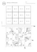 Vorschau - Arbeitsblätter - Rechenpuzzle Weihnachten ZR 100 | ZE+E ohne ZÜ | FREEBIE - Seite 2