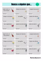 Vorschau - Arbeitsblätter - Busca a alguien que... Subjuntivo - Seite 1