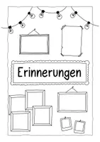 Vorschau - Arbeitsblätter - Das Schuljahr - Erinnerungen und Momente in Sketchnotes - Seite 1