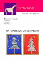 Vorschau - Mal- und Bastelvorlagen - Oh Tannenbaum, oh Tannenbaum - Auftragskarten BG/Kunst - Deckblatt