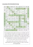 Vorschau - Arbeitsblätter - Halloween Suchsel (Buchstabengitter) - Seite 1