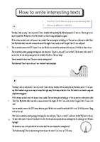 Vorschau - Arbeitsblätter - How to write interesting texts - Writing skills training - Seite 2