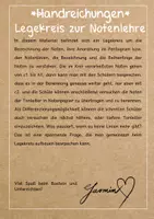 Vorschau - Mal- und Bastelvorlagen - Musik: Legekreis C-Dur Tonleiter - Notenlehre - Seite 1