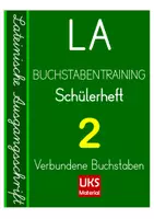 Vorschau - Arbeitsblätter - SCHÜLERHEFT 2 Buchstabentraining in Lateinischer Ausgangsschrift - verbundene Buchstaben - Deckblatt