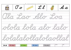 Vorschau - Arbeitsblätter - SCHÜLERHEFT 2 Buchstabentraining in Lateinischer Ausgangsschrift - verbundene Buchstaben - Seite 3
