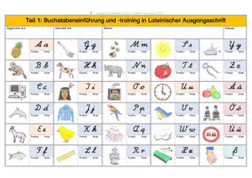 Vorschau - Arbeitsblätter - SCHÜLERHEFT 1 Buchstabentraining in Lateinischer Ausgangsschrift - Erarbeitung der Einzelbuchstaben - Seite 2