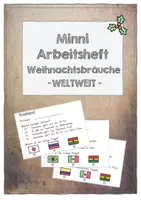 Vorschau - Stationenlernen - Paket Weihnachtsbräuche Europa und Weltweit - Deckblatt