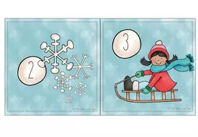 Vorschau - Arbeitsblätter - Rechenspaziergang Winter Zahlenraum 10 - Seite 3
