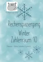 Vorschau - Arbeitsblätter - Rechenspaziergang Winter Zahlenraum 10 - Deckblatt