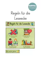 Vorschau - Poster - Regeln für die Leseecke / Bücherecke - Deckblatt
