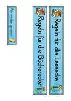 Vorschau - Poster - Regeln für die Leseecke / Bücherecke - Seite 1