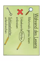 Vorschau - Poster - Merkplakate zu verschiedenen Lesestrategien - Seite 3