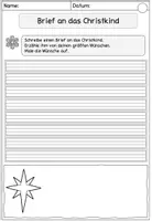 Vorschau - Arbeitsblätter - Wunschzettel in verschiedenen Varianten - Seite 3