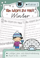 Vorschau - Arbeitsblätter - Ein Wort zu viel | Lesen, lachen, schreiben | Winter - Deckblatt