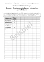 Vorschau - Lehrpläne/Lehrermaterial - Schülerbeobachtung Vorlage - Deckblatt