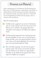 Vorschau - Arbeitsblätter - Lesespaziergang "Ein Tag im Schnee" - differenziert mit Lösung - Seite 1