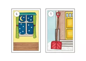 Vorschau - Arbeitsblätter - Lesespaziergang "Ein Tag im Schnee" - differenziert mit Lösung - Seite 3