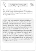 Vorschau - Arbeitsblätter - Lesespaziergang "Ein Waldspaziergang im Herbst" - differenziert mit Lösung - Seite 2