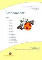 Vorschau - Bildkarten - toys - picture and word cards - flashcards - Deckblatt