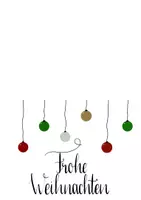 Vorschau - Mal- und Bastelvorlagen - Handgemalte Weihnachtskarten zum Ausdrucken - Seite 1