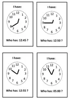 Vorschau - Spiele - I have...Who has...? Telling time - Seite 3