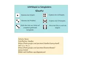 Vorschau - Spiele - Würfelspiel - Satzglieder - Silvester - Seite 2