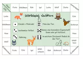 Vorschau - Spiele - Würfelspiel - SU - Tiere des Waldes - Seite 2