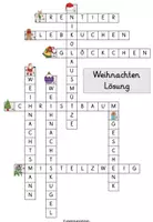 Vorschau - Arbeitsblätter - Kreuzworträtsel Weihnachten - Seite 3