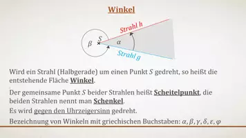Vorschau - Präsentationen/Tafelbilder - Tafelbilder - Winkelbegriff und Winkelarten - Seite 2