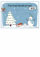 Vorschau - Spiele - Partnerlesekarten Winter Sätze - Seite 3