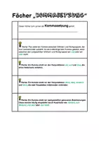 Vorschau - Mal- und Bastelvorlagen - Fächer Kommasetzung - Seite 2