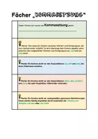Vorschau - Mal- und Bastelvorlagen - Fächer Kommasetzung - Seite 3