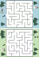 Vorschau - Stationenlernen - Labyrinthe "Winter" (visuelle Wahrnehmung) - Seite 2
