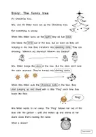 Vorschau - Arbeitsblätter - Story - The Funny Tree 3./4. Klasse Englisch - Seite 1
