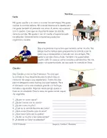 Vorschau - Text - La comida Lectura: Spanische Lesung über das Essen/Kochen - Deckblatt