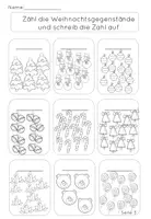 Vorschau - Arbeitsblätter - Zahlen bis 20 Weihnachtsedition - Seite 3