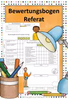 Vorschau - Anderer Materialtyp - Bewertungsbogen Referat - Deckblatt